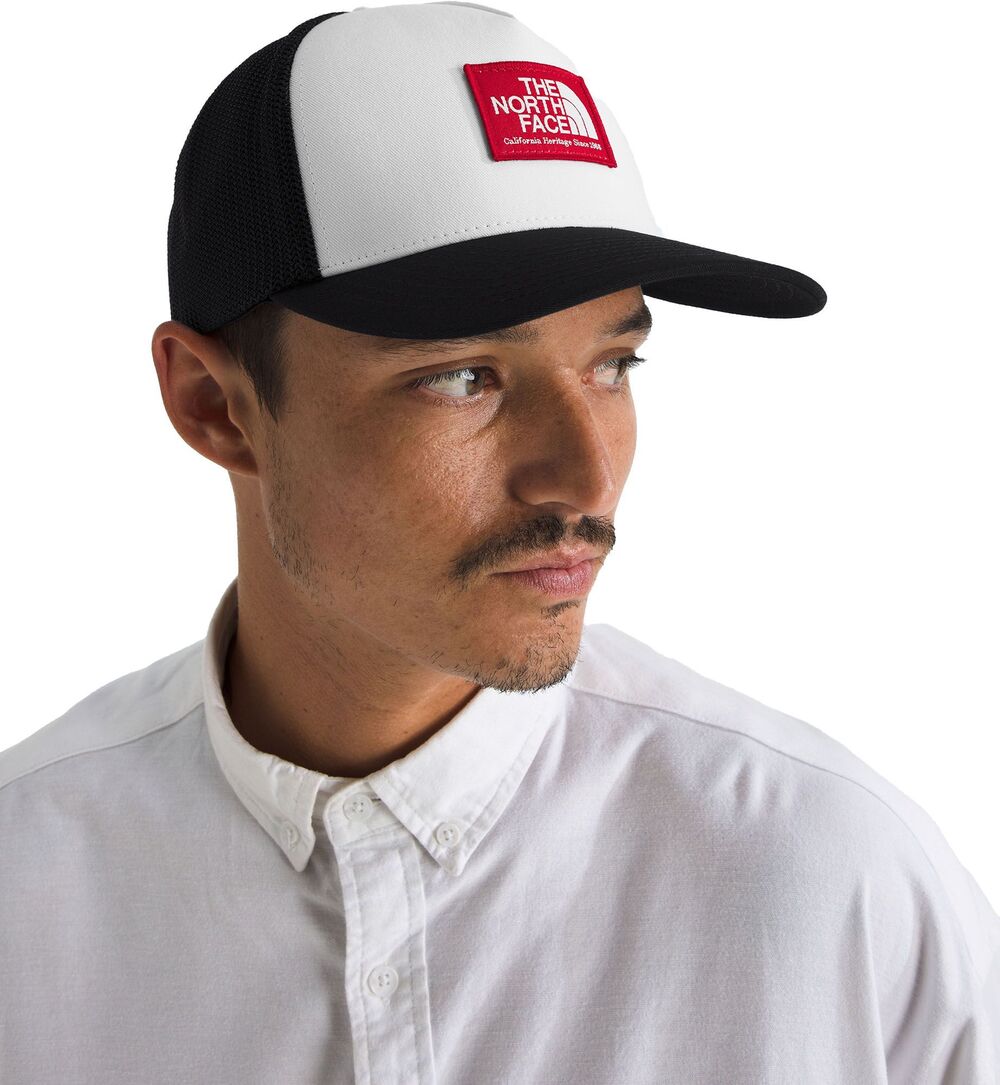 The North Face Keep It Patched Trucker Hat - Color: Tnf Blk/Horizn Rd/Tnf Wht
